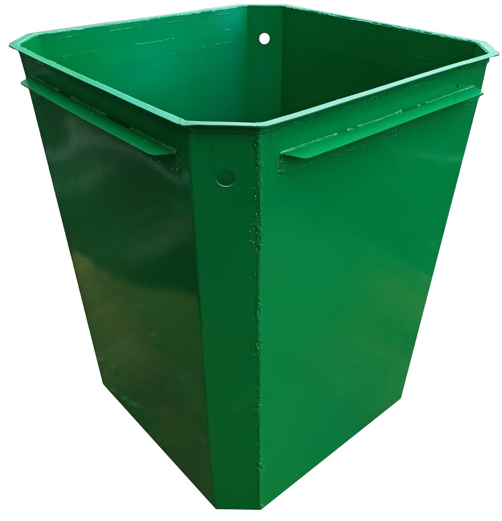 Контейнер ЕКО БАР, металевий, 0,75 м3, для збору ТПВ